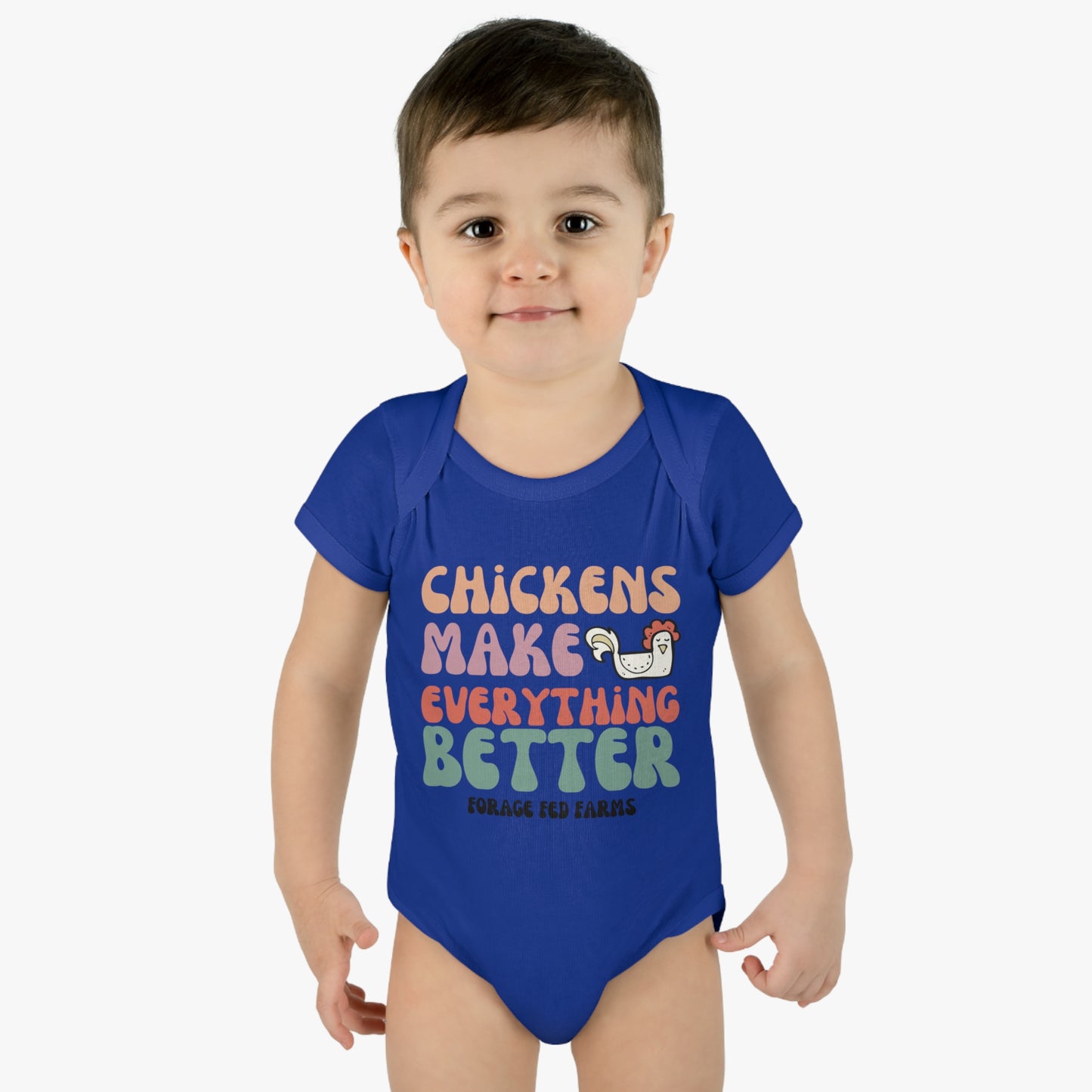 Chicken Math Infant Baby Bodysuit