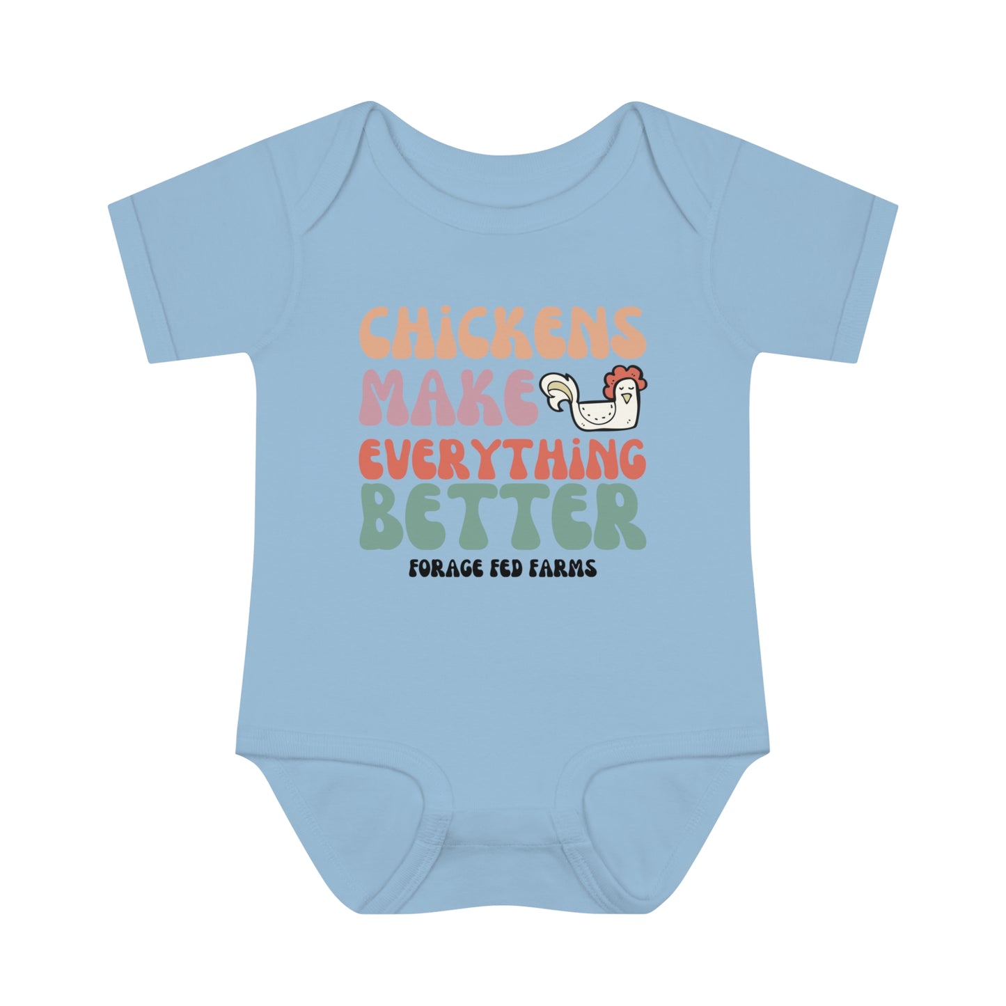 Chicken Math Infant Baby Bodysuit