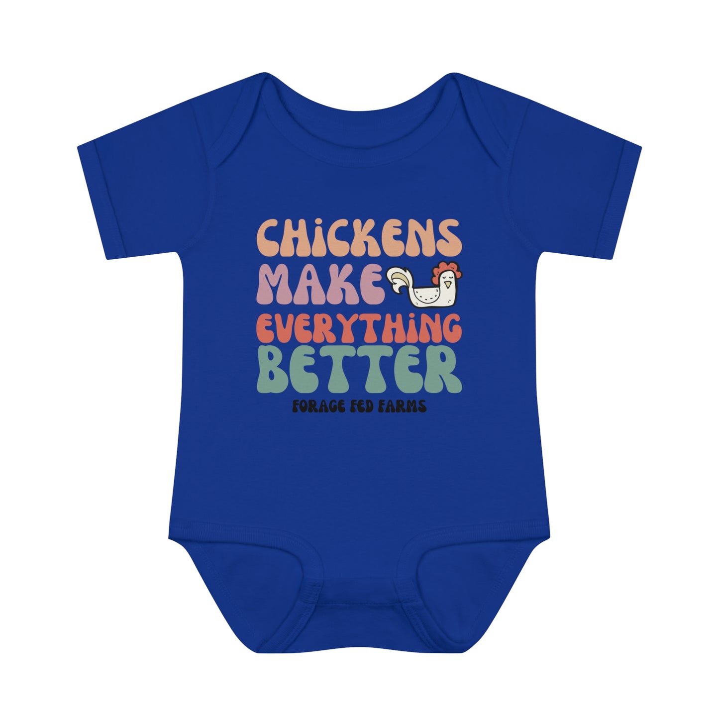 Chicken Math Infant Baby Bodysuit