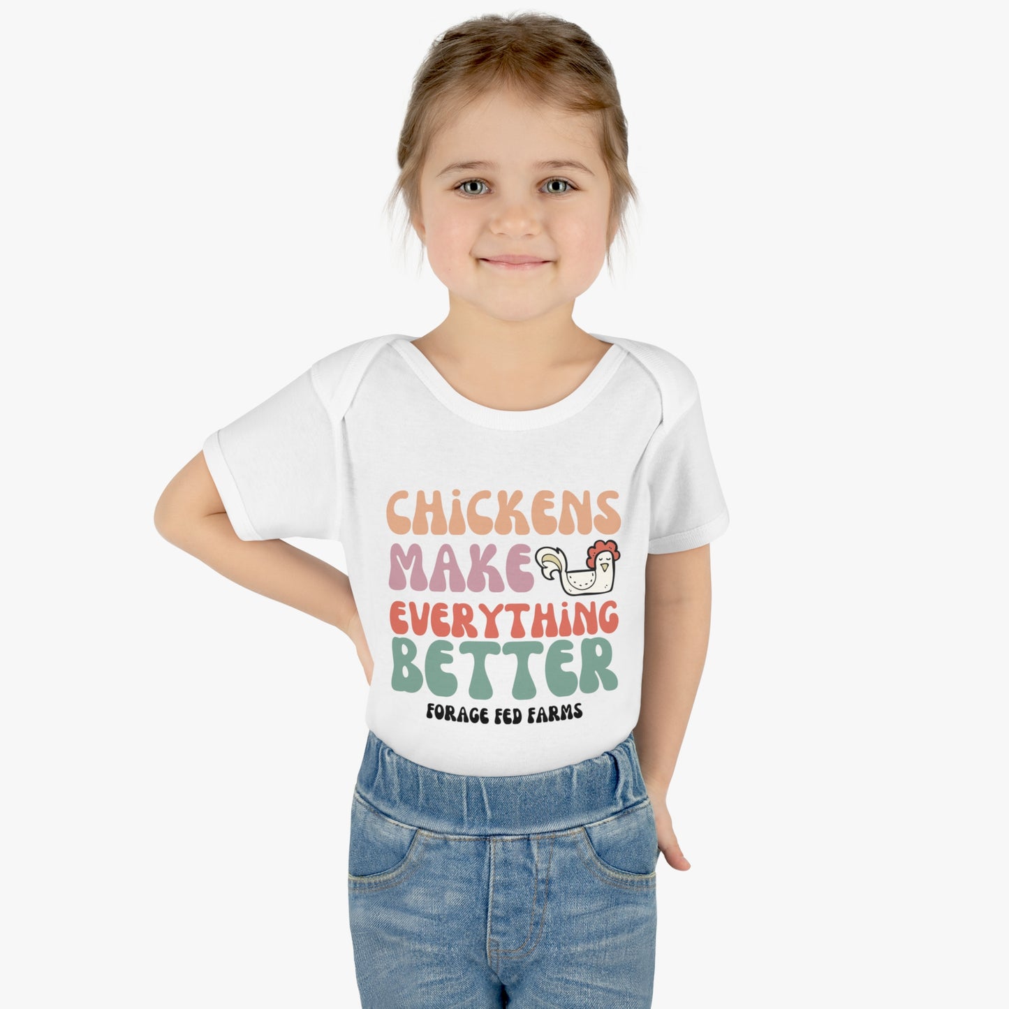 Chicken Math Infant Baby Bodysuit