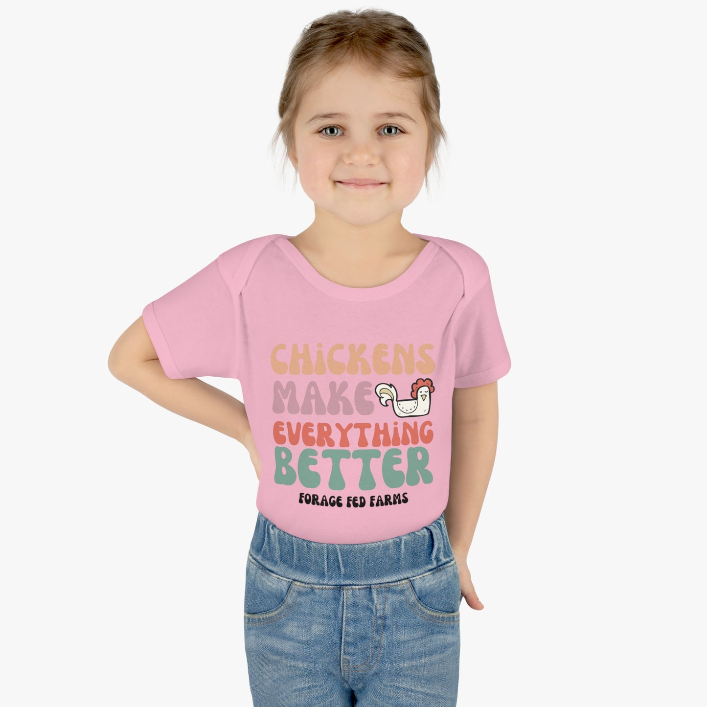 Chicken Math Infant Baby Bodysuit