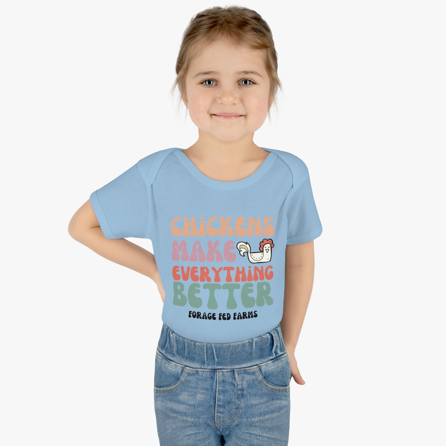 Chicken Math Infant Baby Bodysuit