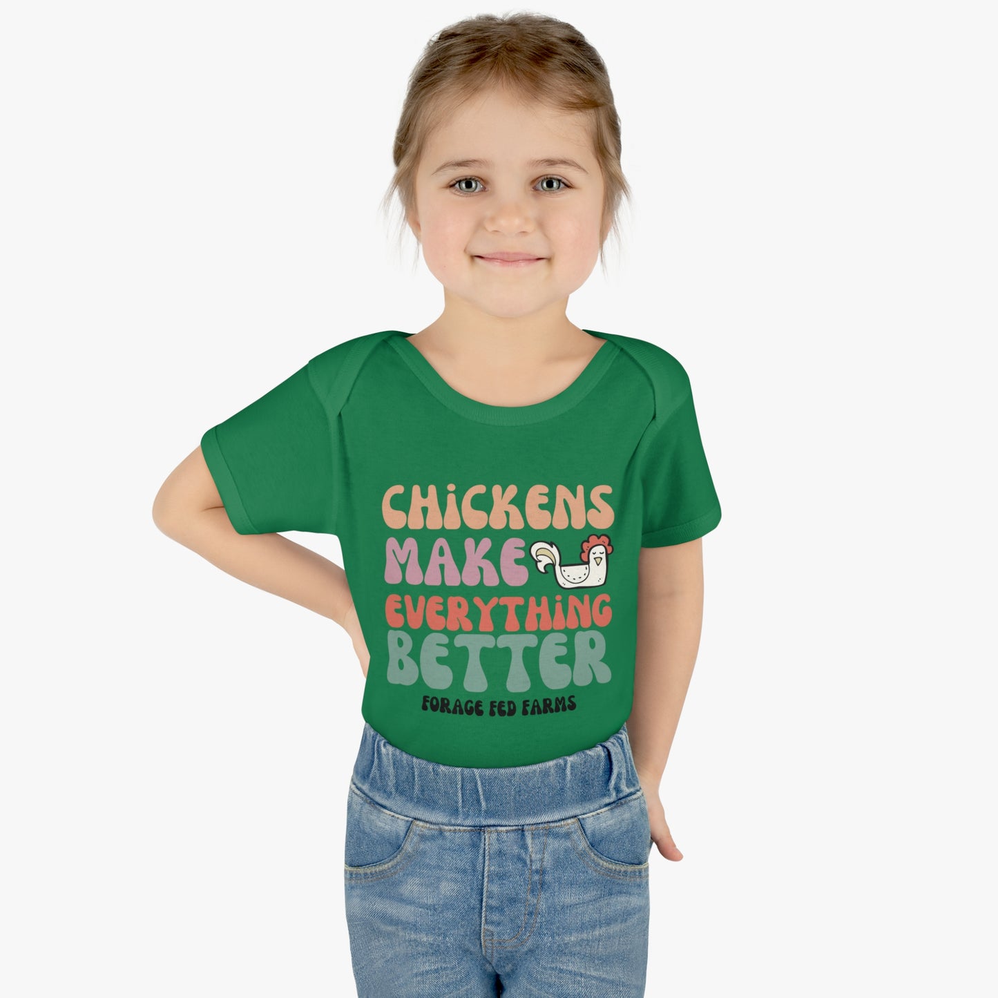 Chicken Math Infant Baby Bodysuit