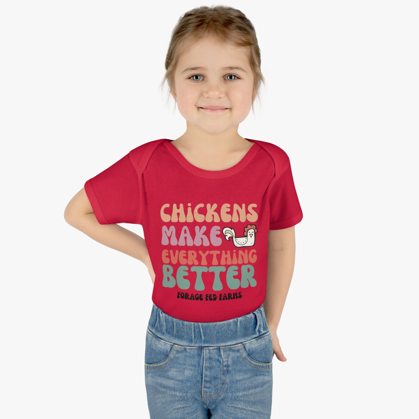 Chicken Math Infant Baby Bodysuit