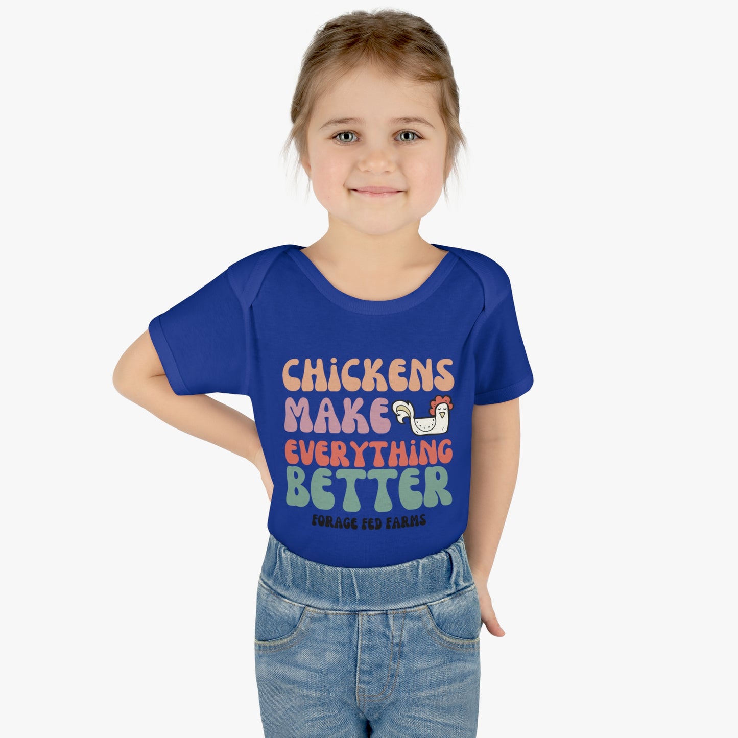 Chicken Math Infant Baby Bodysuit