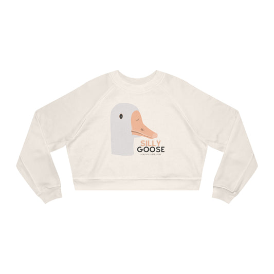 Silly Goose Cropped Fleece Pullover