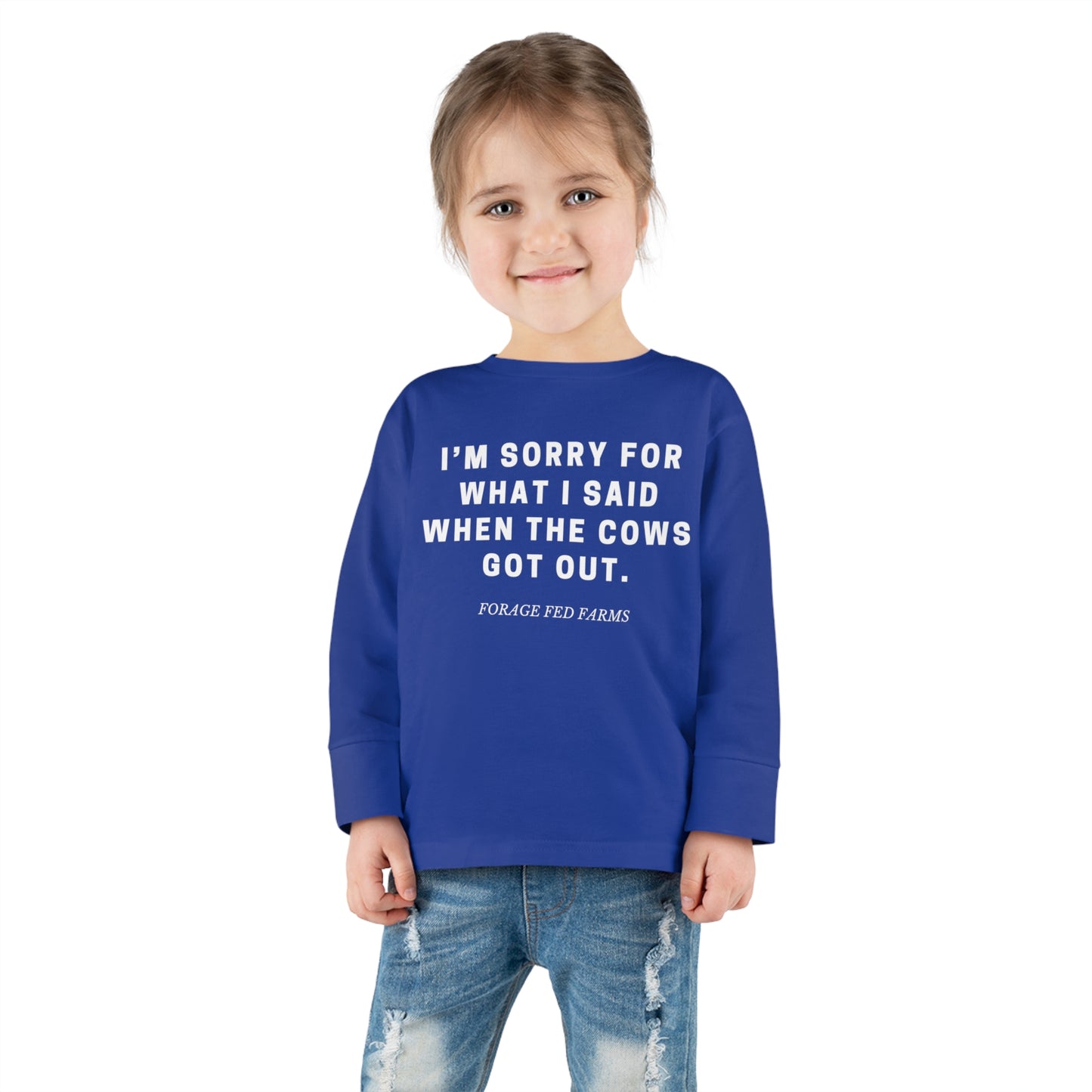 I'm Sorry Toddler Long Sleeve Tee