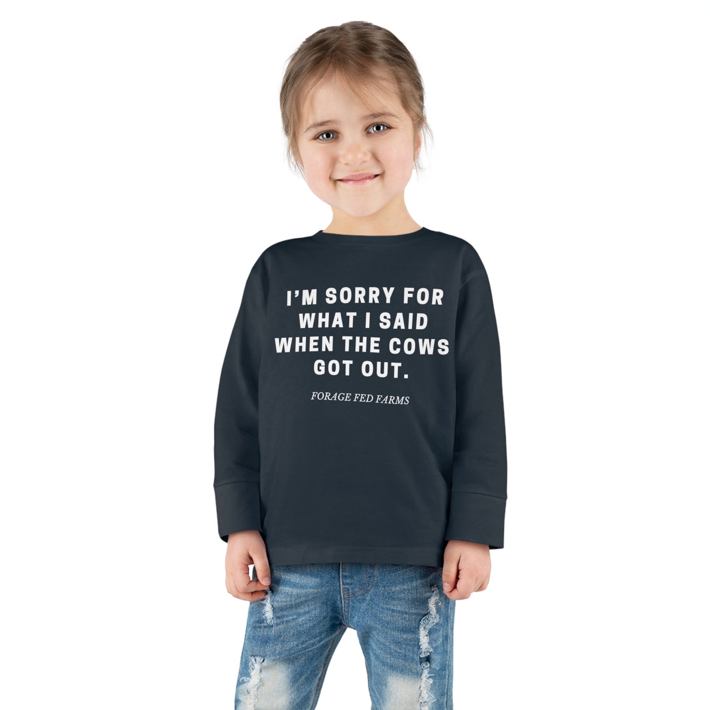 I'm Sorry Toddler Long Sleeve Tee