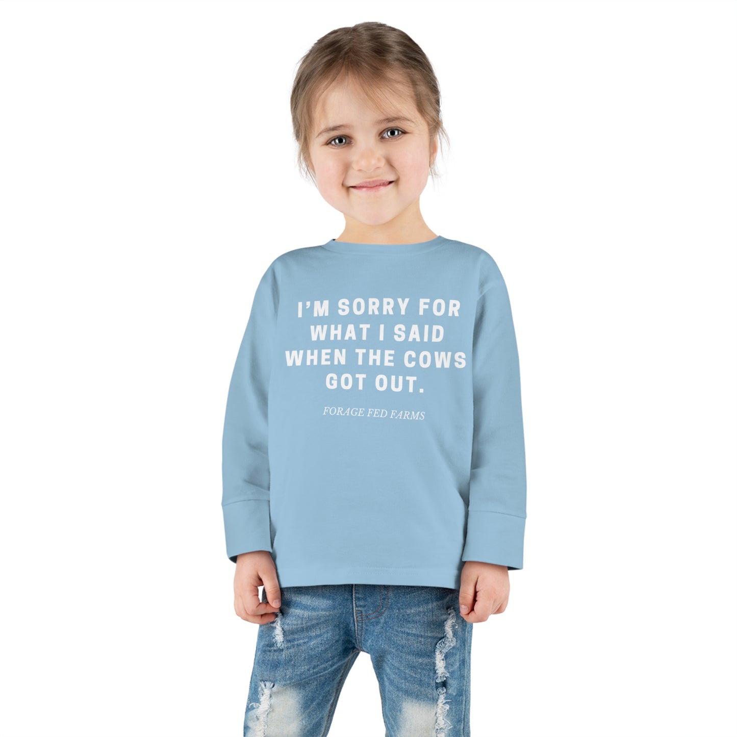 I'm Sorry Toddler Long Sleeve Tee