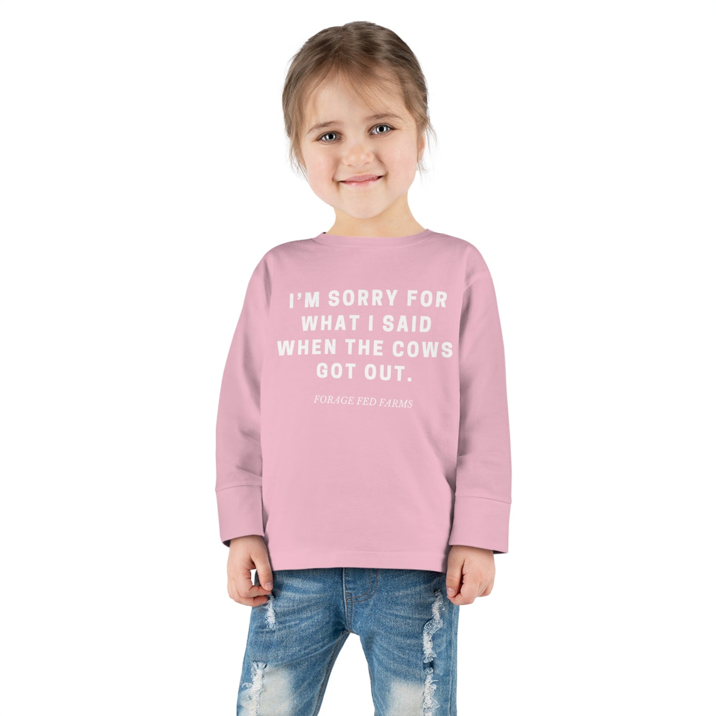 I'm Sorry Toddler Long Sleeve Tee