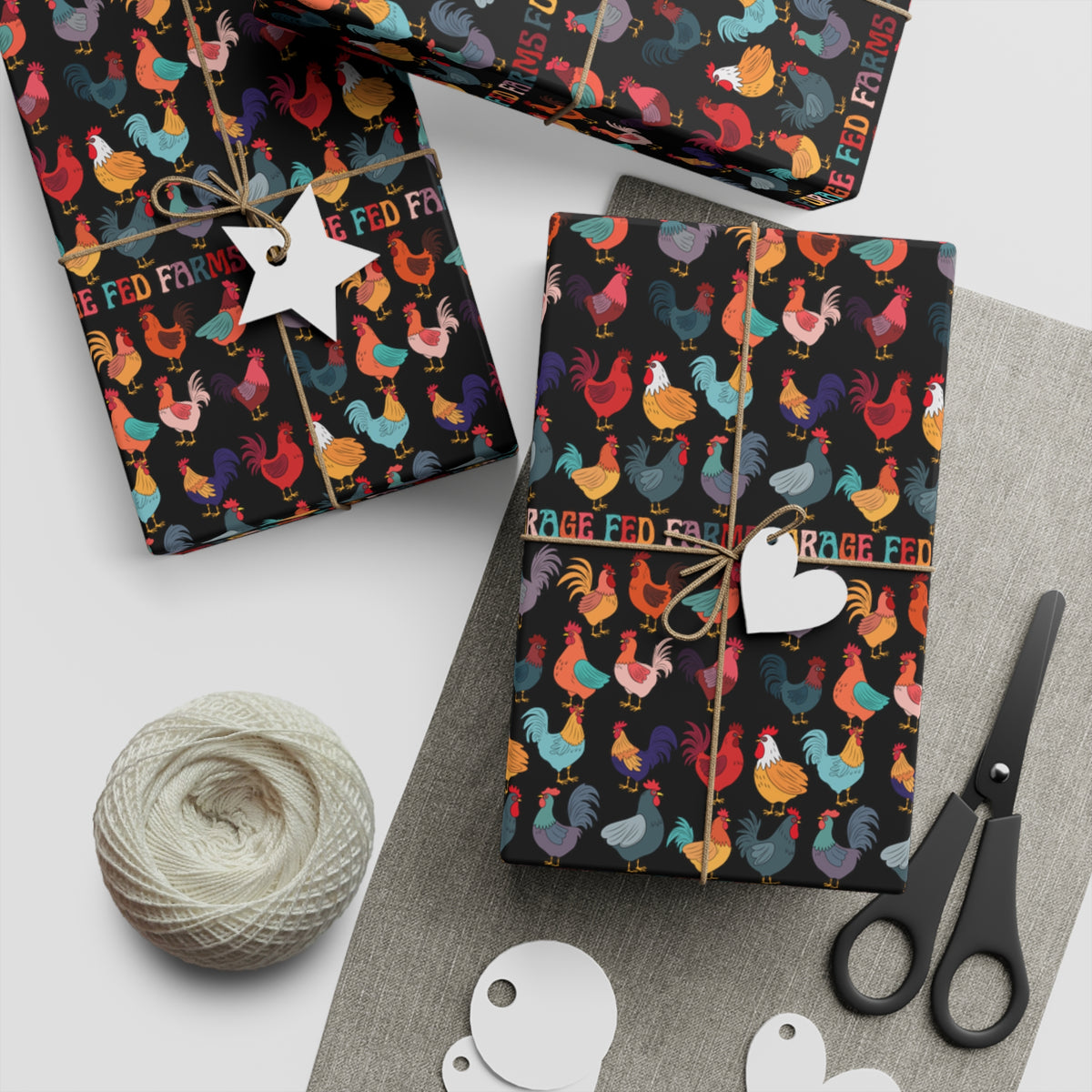 Gift Wrapping Math Chicken Math Gift Wrapping Paper Sheets, 1pc – Forage Fed Farms