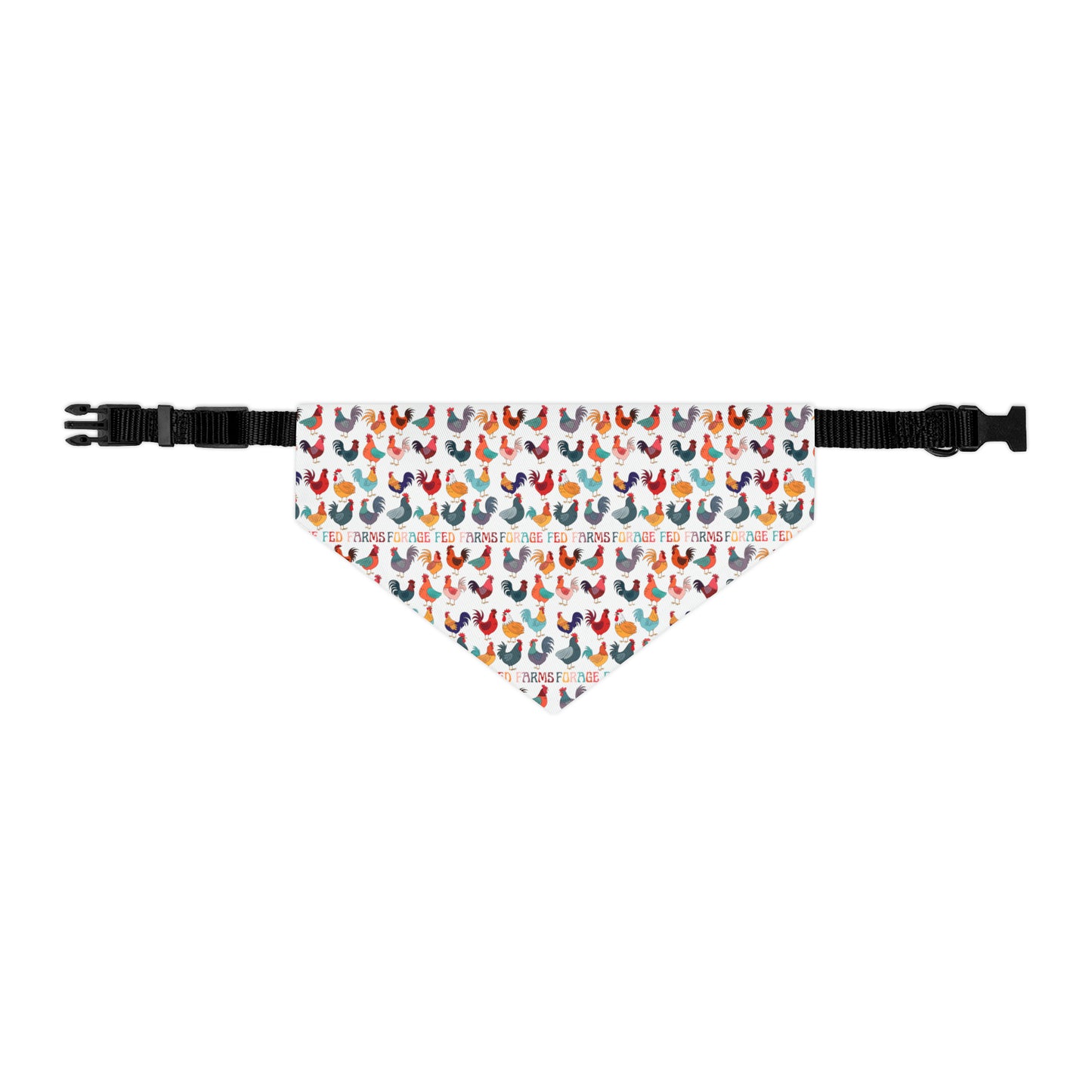 Chicken Math Pet Bandana Collar