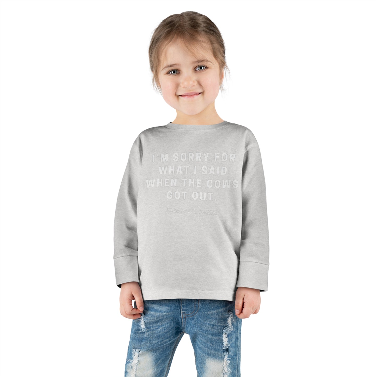 I'm Sorry Toddler Long Sleeve Tee